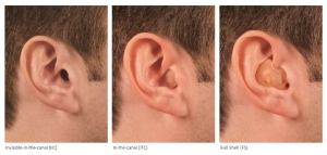 Custom ITE style hearing aids